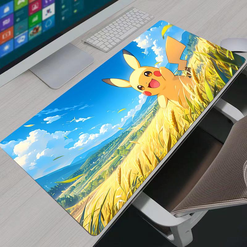 Large Mouse Pad Pokemon Pikachu Gamer Keyboard Mousepad Pc Computer Desk Mat Gaming Pad Mouse Mats For CS GO LOL x 800x300x2mm