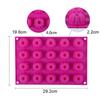 20 Cavity Silicone Chocolate Mold 3D Mini Pudding Chiffon Cake Mold DIY Baking Pastry Tools