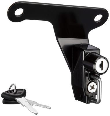 Kijima ZX-10R Motorcycle Parts Helmet Lock, Black, 2016-2017 Kawasaki 303-1583
