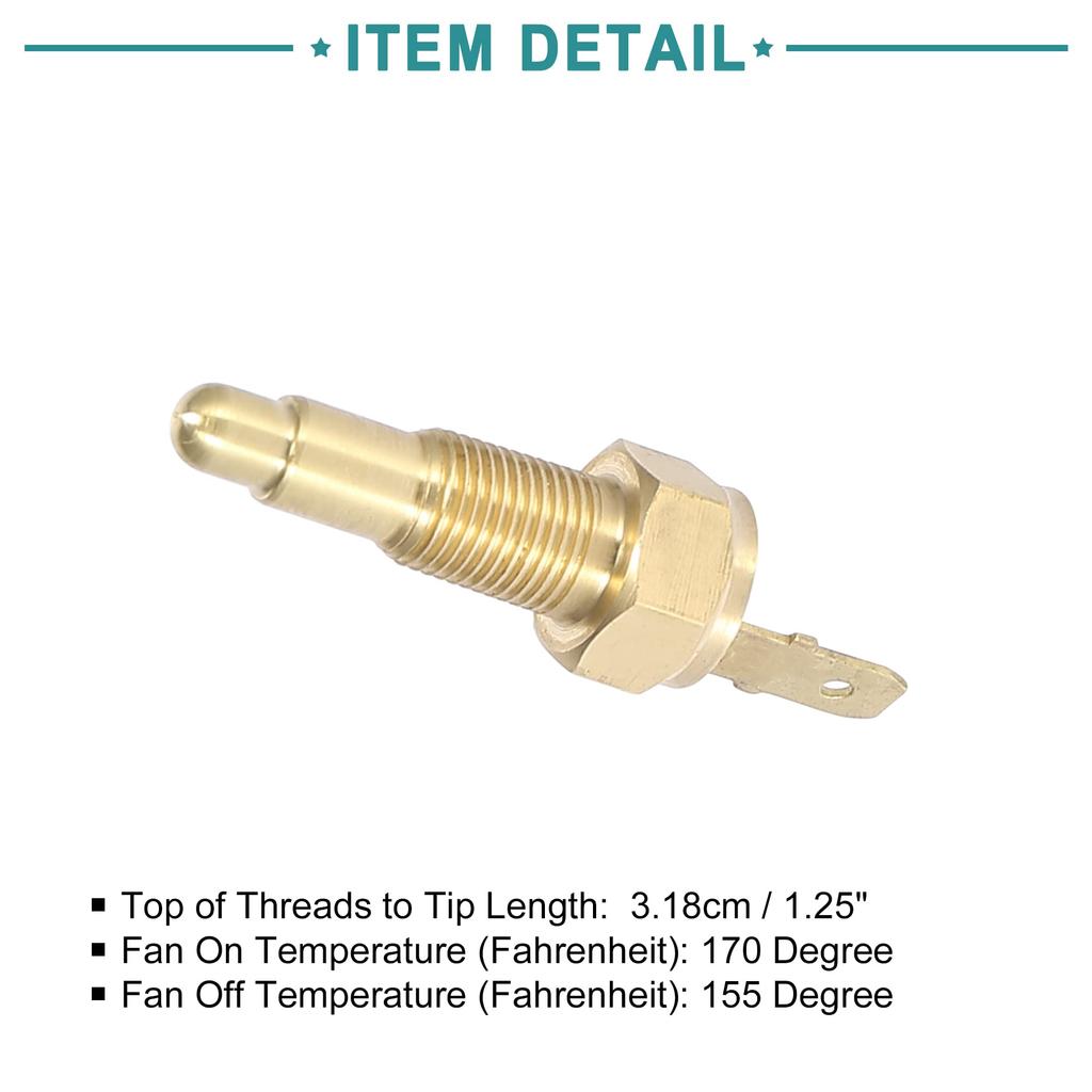 ACROPIX Radiator Engine Cooling Fan Temperature Thermo Sensor Switch 3mm