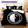 Feyenoord logo  Pattern Bedding Quilt Set Quilt Cover Pillowcase Home Decoration Birthday Gift (1 * duvet cover + 2 * pillowcase, without core)
