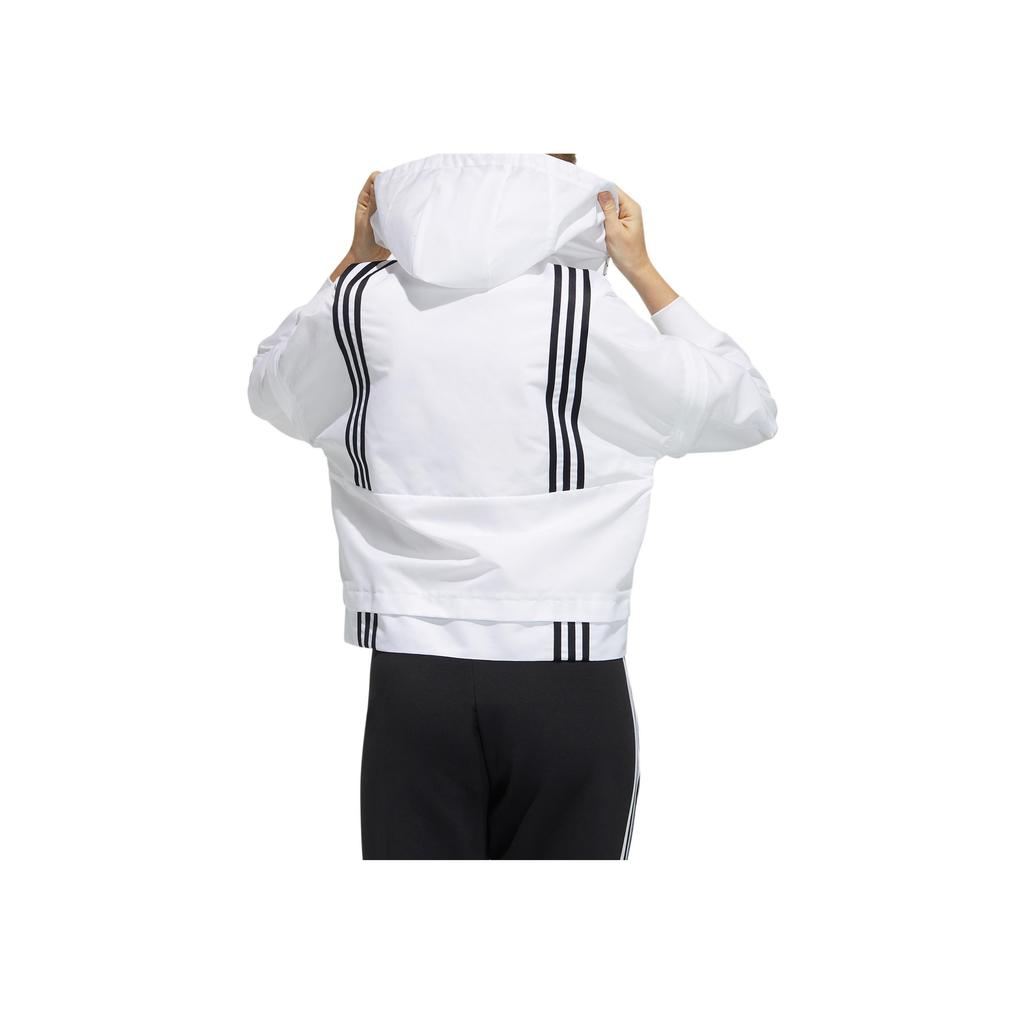 Adidas Street Jacket With Detachable Sleeves And Hood Women Jackets White GT4403