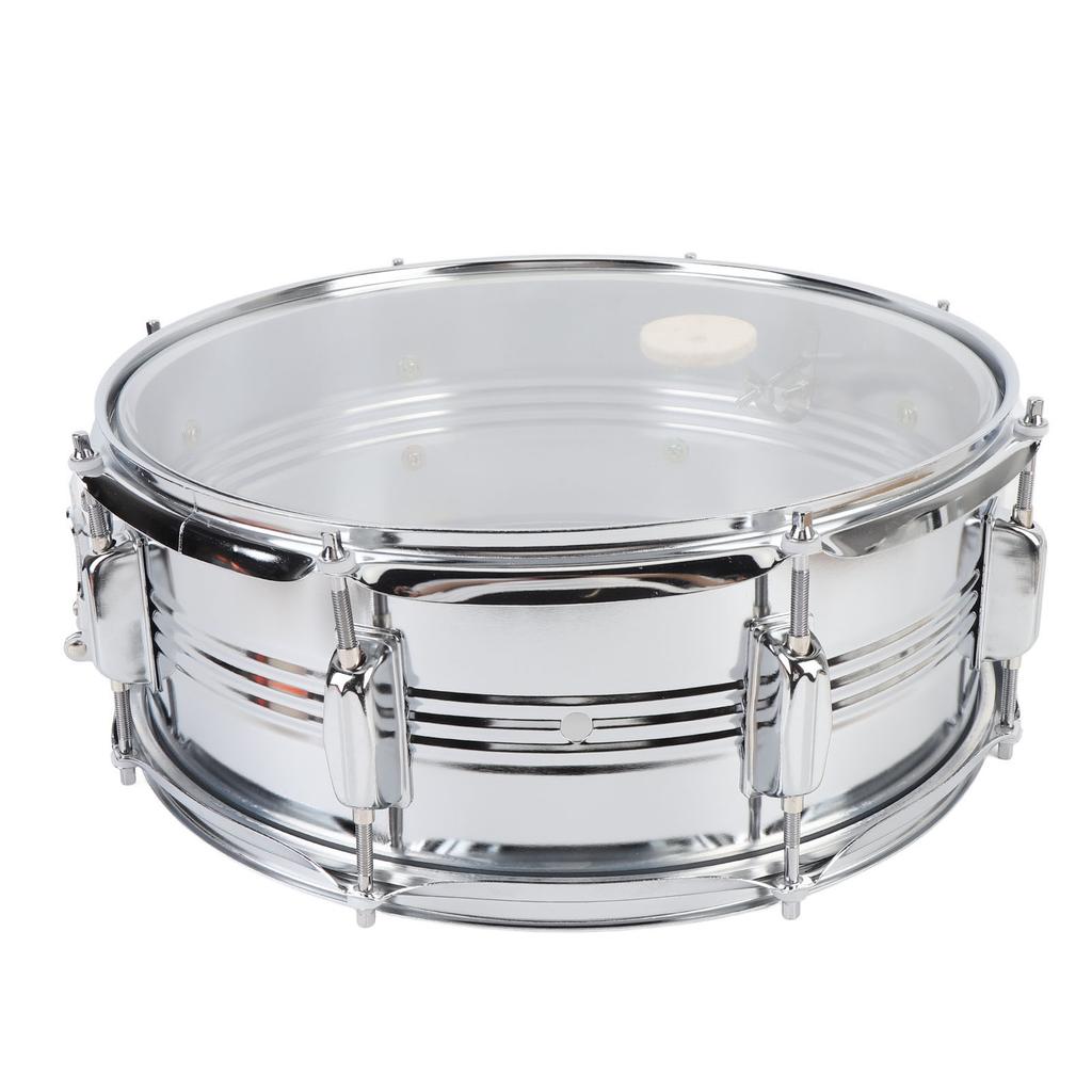 Snare Drum 14,6 x 6 Zoll Transparenter Schultergurt Übungs-Snare Drum für Anfänger für Auftritte