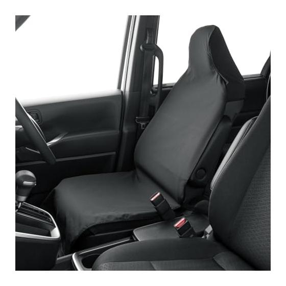BONFORM Seat Cover Breathtex Color: Black 1 Front Piece Breathable Waterproof Reversible Knit Fleece 4166-10BK