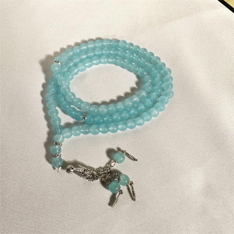 Islamic Tasbih Prayer Bead Bracelet Muslims Rosary Beaded Handchain Worship Supplies Accessory Unique Religion Eid Gift