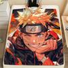 Naruto (Color Background)  Print Flannel Blanket, High quality Comfortable for All Seasons, Home Decor, Warmth and Comfort