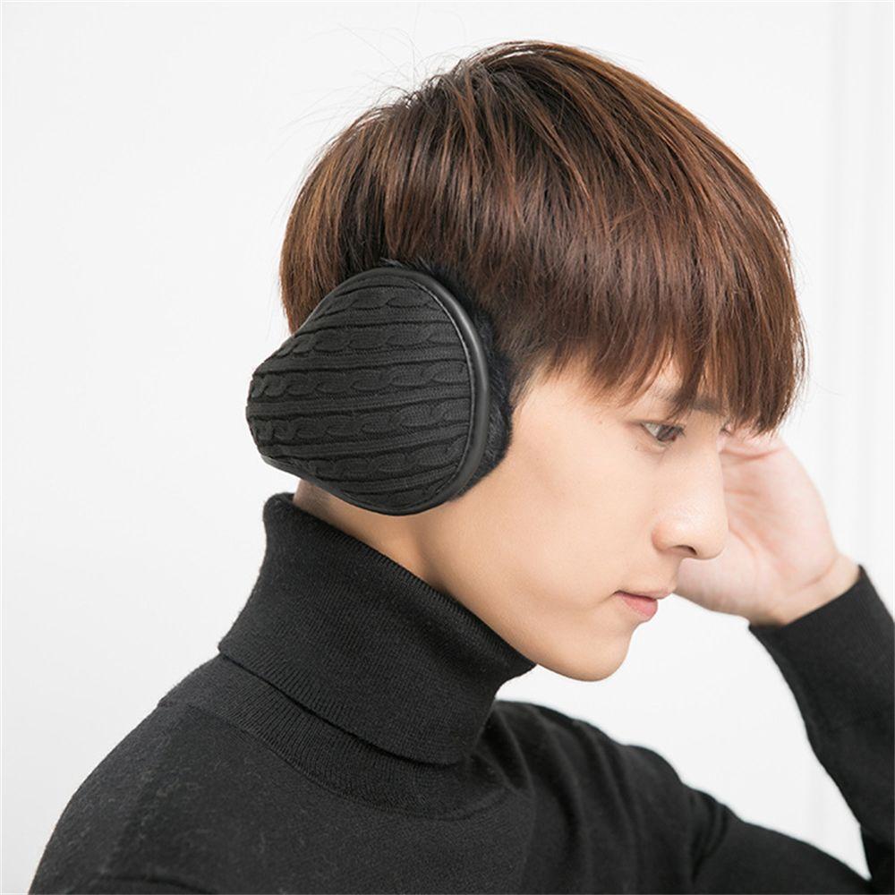 Behind Band Head Mens Warmer Winter Earwarmers Ear Muffs Plush Earmuffs Knitting