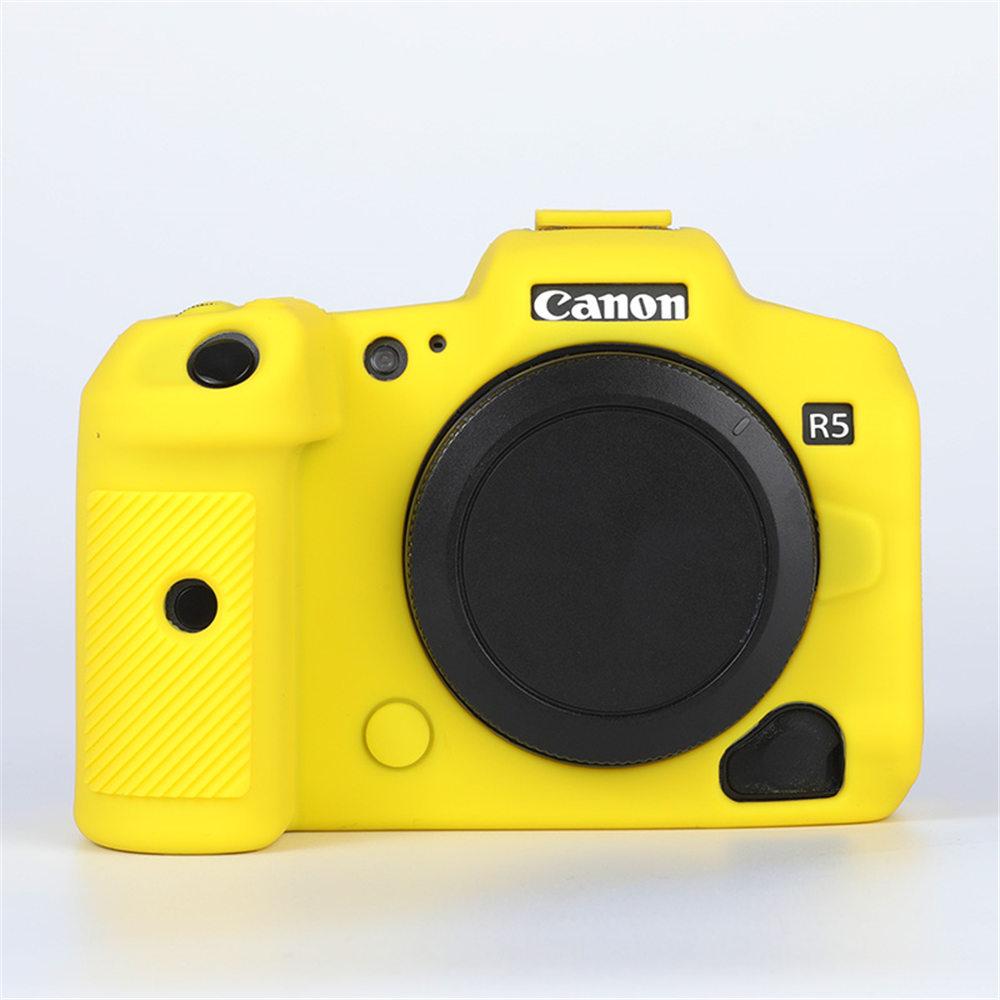 R5 Soft Silicone Case Armor Camera Body Cover Skin for Canon EOS R5 EOSR5 Digital Cameras