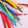 1 Pair Flat Sneaker Shoelaces 8mm Wide Polyester Replacement Multicolored Laces for Trainers and Casual Shoes Strings