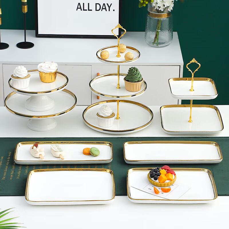 Danshi Zhiyuan European Ceramic Dessert Display Set