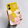 For Realme 10 4G 6.4" Soft Silicone TPU Shockproof Phone Case For Realme 10 RMX3630 Cartoon Pattern Bumper Protective Back Cover
