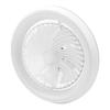Ceiling Fan with Light White Outer Ring APP Remote Control Timer Flush Mount 360 degrees  Oscillating Stepless Dimming