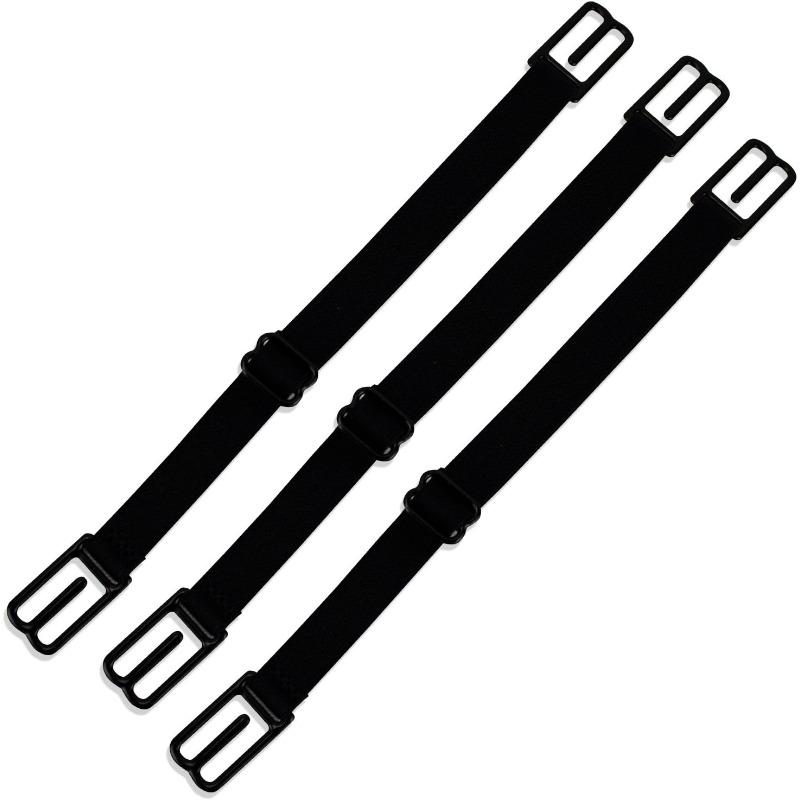 3 шт. женские нескользящие регулируемые эластичные бретели для бюстгальтера, невидимые бретели, задняя поддержка бюстгальтера