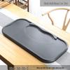Handun Natural Black Gold Stone Modern Tea Tray