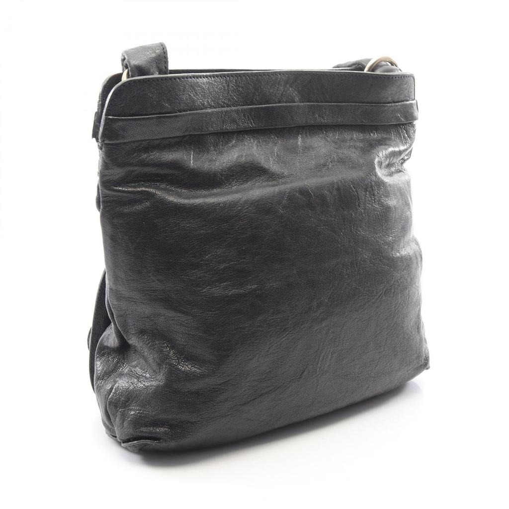 Used Chloe Bay Shoulder Bag Leather Black Used Women