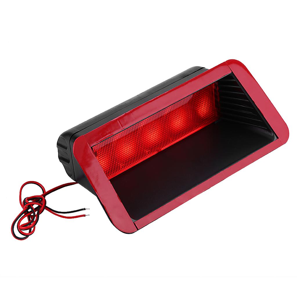 5 LED 12V Universal Car High Mount Rear Third 3rd Brake Stop Tail Light Lamp Red