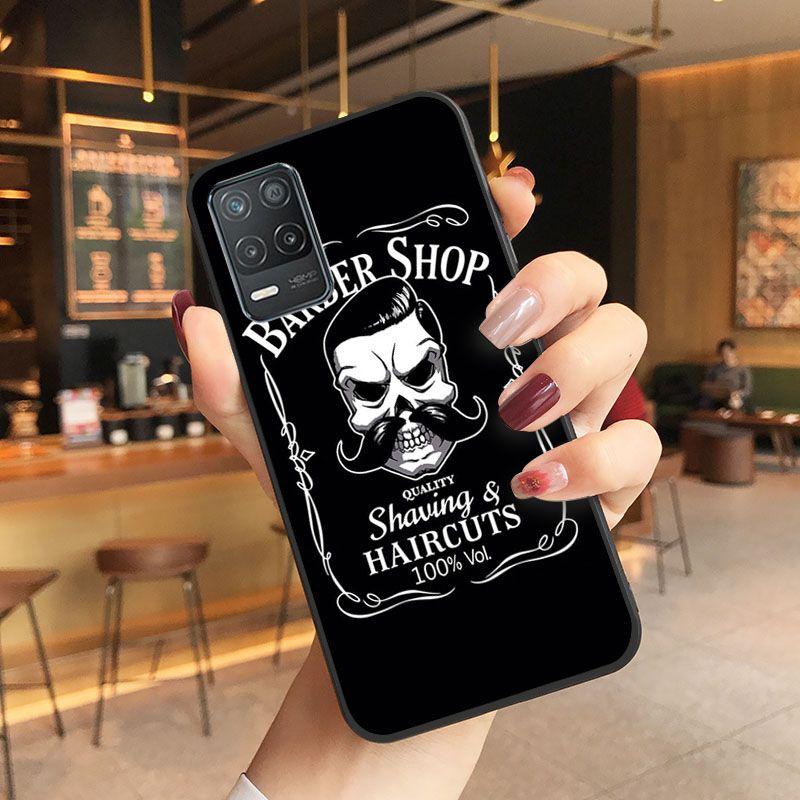 Funda Funny Letter Barber Shop Hair Phone Cover For Oppo Realme 8Pro 6PRO 6i 7pro 9i 9pro C11 C21Y C21 C25Y C25S C3 Q3S XT Cases