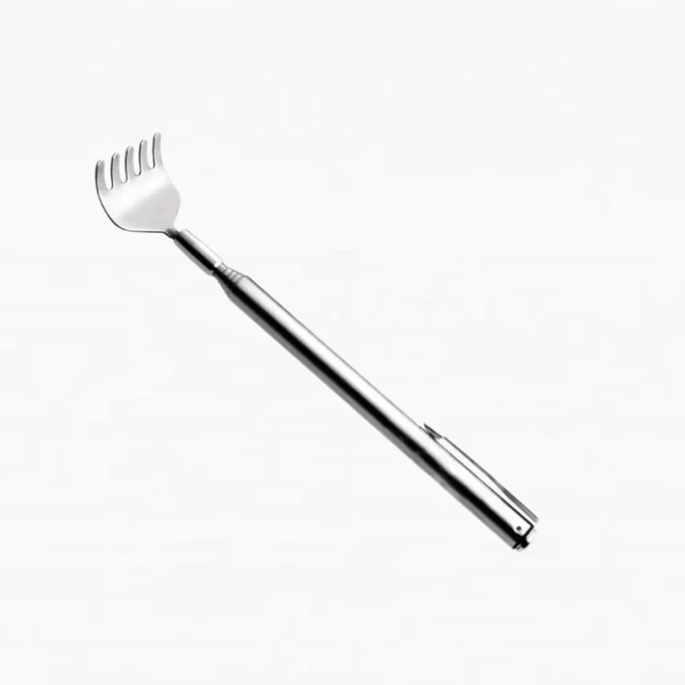 

Extendable Back Scratcher Tool – Stainless Steel Pocket Massager with Clip for Elderly & Limited Mobility