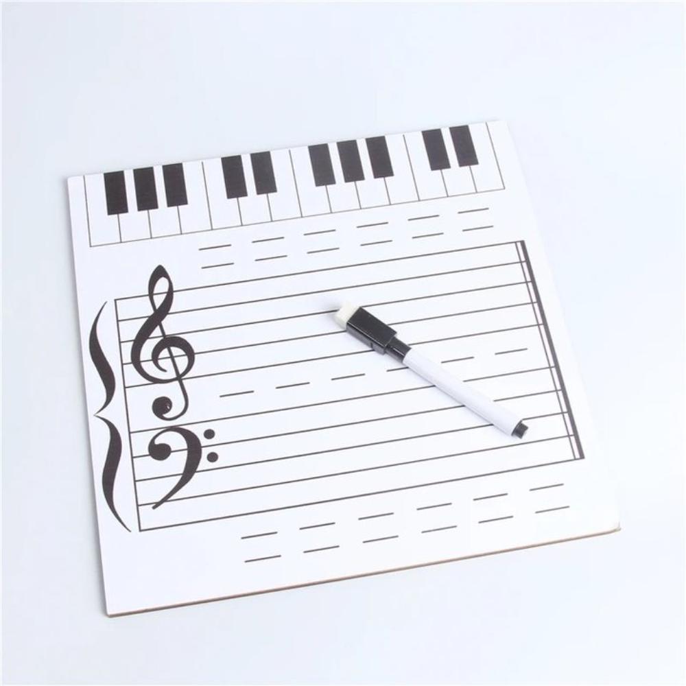 Erasable Music Teaching Tool Reusable Magnetic Music Notes Stickers Music Score Whiteboard  School
