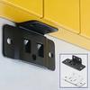 50 Sets Metal Fixing Buckle 2-In-1 Inserts L-Shaped 90° Connectors for Furniture Shelves Thickened Brackets Home Decor Hardware