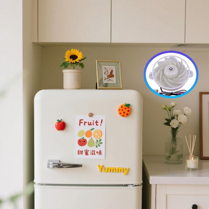 Easy Quick Installation Replacement Fan for Refrigerator Freezer DC12V for Simple DIY Repair