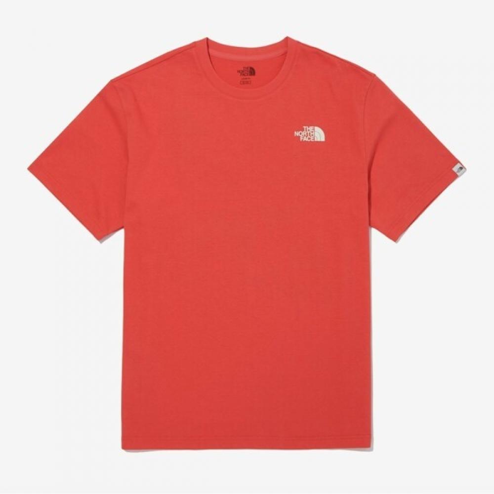 

Архив эмблемы North Face с коротким рукавом, круглая футболка Nt7uq10n Cor 085(XS)
