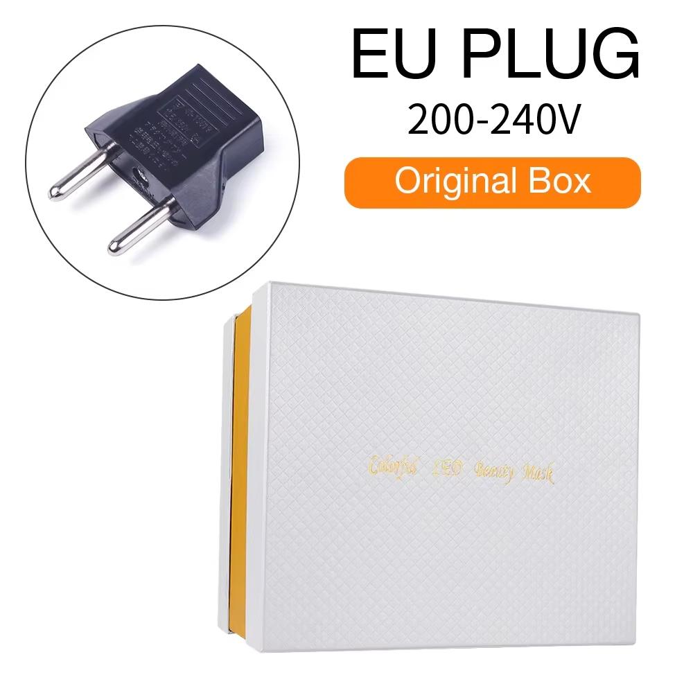 

ПОДАРОЧНЫЙ НАБОР - 7-цветная светодиодная маска для красоты лица и шеи с устройством для ухода за кожей с фотонным светом EU Plug