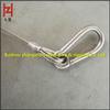 Stainless Steel 304 Crimped Wire Rope with Spring Buckle Rigging