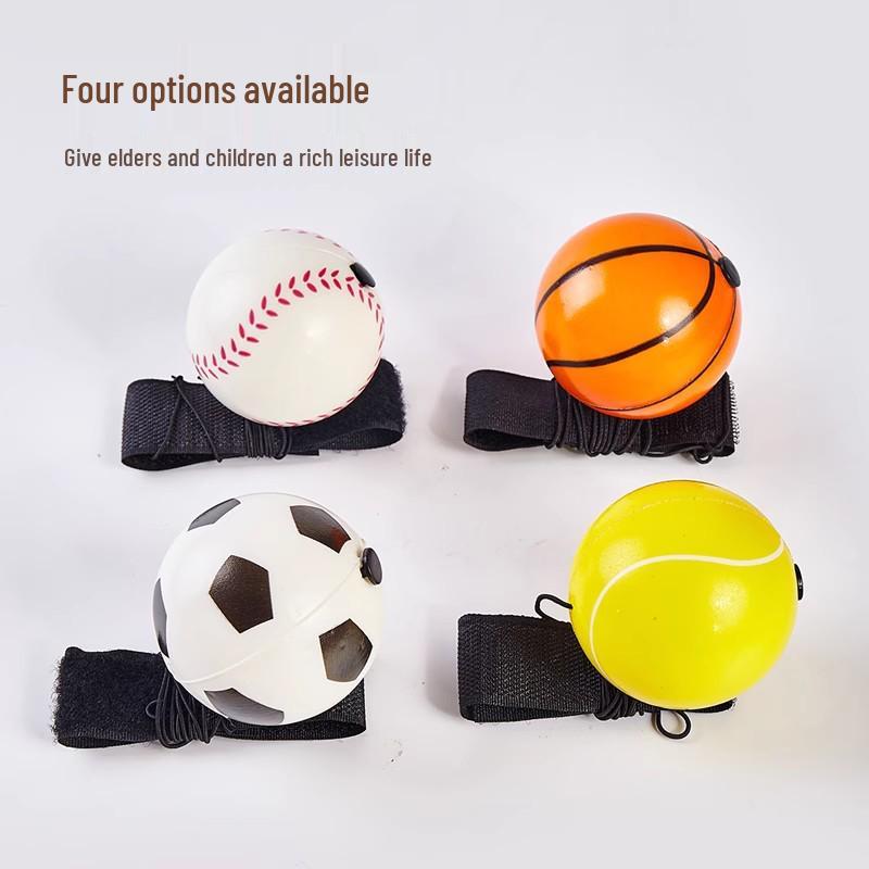 Kinder-Hüpfball-Armband mit elastischem Seil - Rückprallspielzeug für Jungen