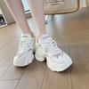 66166 Mesh Inner Height Increase Dad Shoes for Women's Spring and Summer New Versatile Thick-soled Dad Shoes for Students
