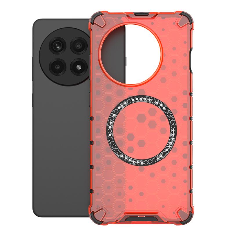 For OnePlus 13R 5G Magnetic Ring Back Cover Phone Case Magsafe Ring Wireless Charge Lens Protect Shockproof Coupe Cases