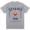 Japanese Style Sumo Wrestling Graphic T Shirt Men Women 90s Vintage T-shirts Oversized Cotton Casual Streetwear