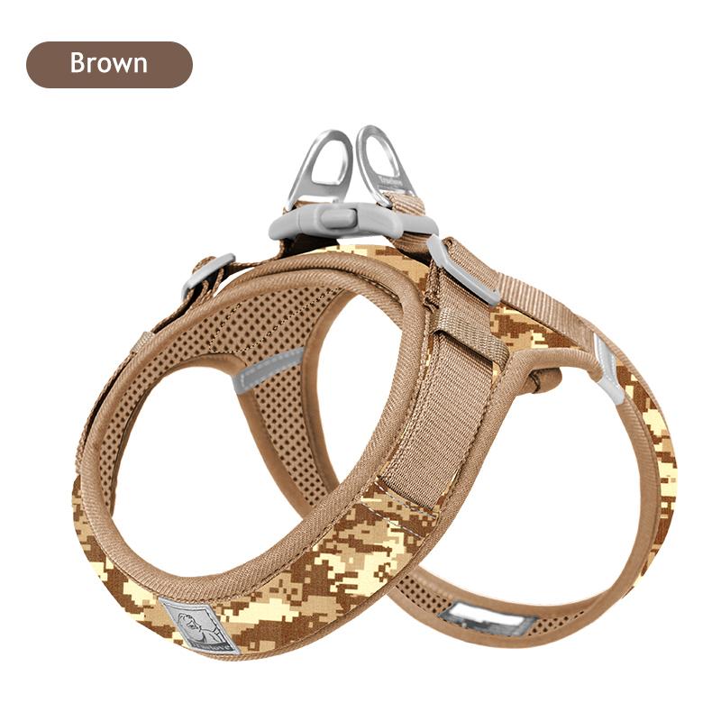 Truelove Floral Printing Mesh Harness for Dogs and Cats Small and Medium Breeds All Weather Adjustable Summer Walking TLH30131