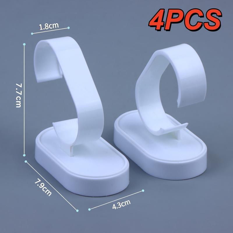 2/4Pcs Watch Bracelet Display Props Black/White Watch Display Rack C-Ring Bracket Counter Display Rack