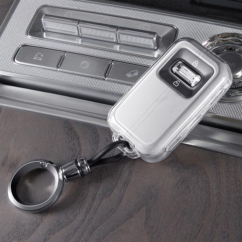 Zeekr 9X TPU Key Cover: Transparent, Anti-Drop Protection with Buckle