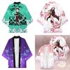 Demon Slayer Cartoon Printed Top Agatsuma Zenitsu Tanjiro Kamado Cosplay Costume