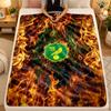 Flannel BlanketNorwich City Football Warm Soft Throw Blanket for Indoor Sofa Bed Living Room Use