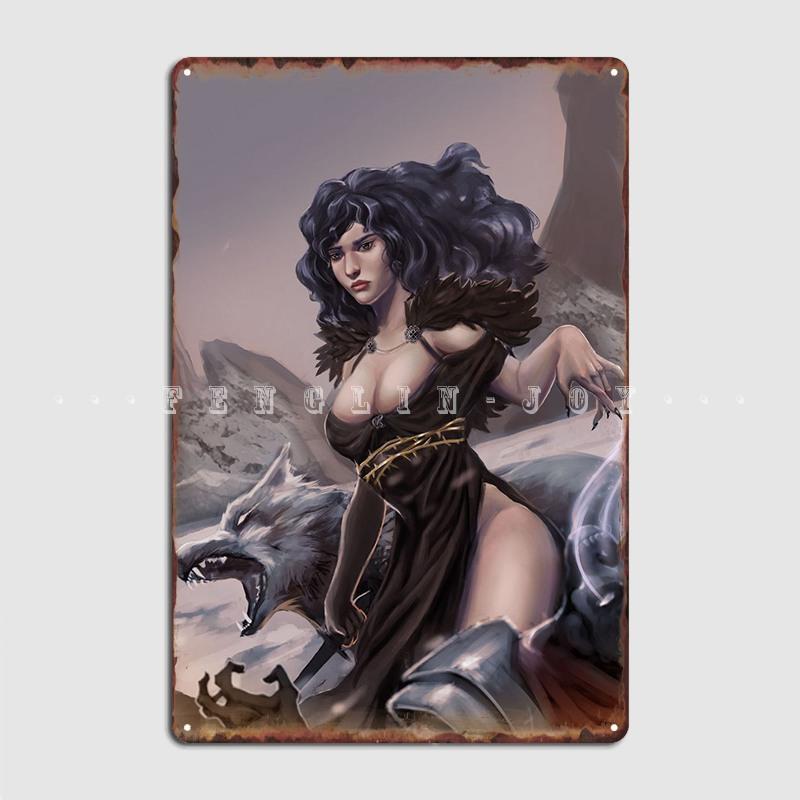 

Норд Ведьма Металлическая Табличка Плакат Настенная Табличка Ретро Гостиная Клубная Вечеринка Жестяные Знаки Плакаты