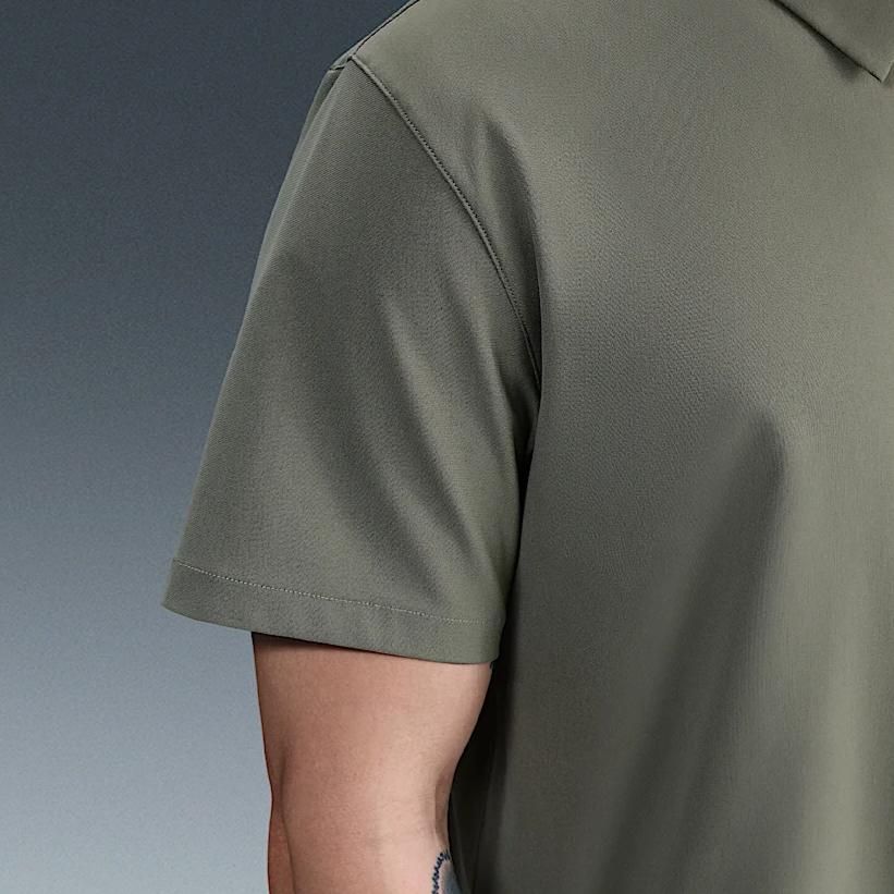 Nike Dri-Fit Perfect Stretch Comfortable Fashionable Soft Versatile Short Sleeve Shirt Men shirts Green HQ6959-320