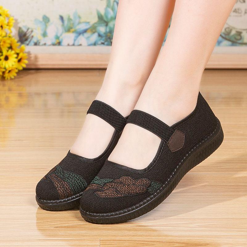 Old North cloth shoes female grandma shoes soft sole women's shoes non-slip in the elderly cloth shoes lightweight mother shoes