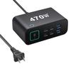 140W Gallium Nitride Fast Charger with TFT Display, PD3.1 Port, Multi-functional, 470W Fast Charging Desktop Charger