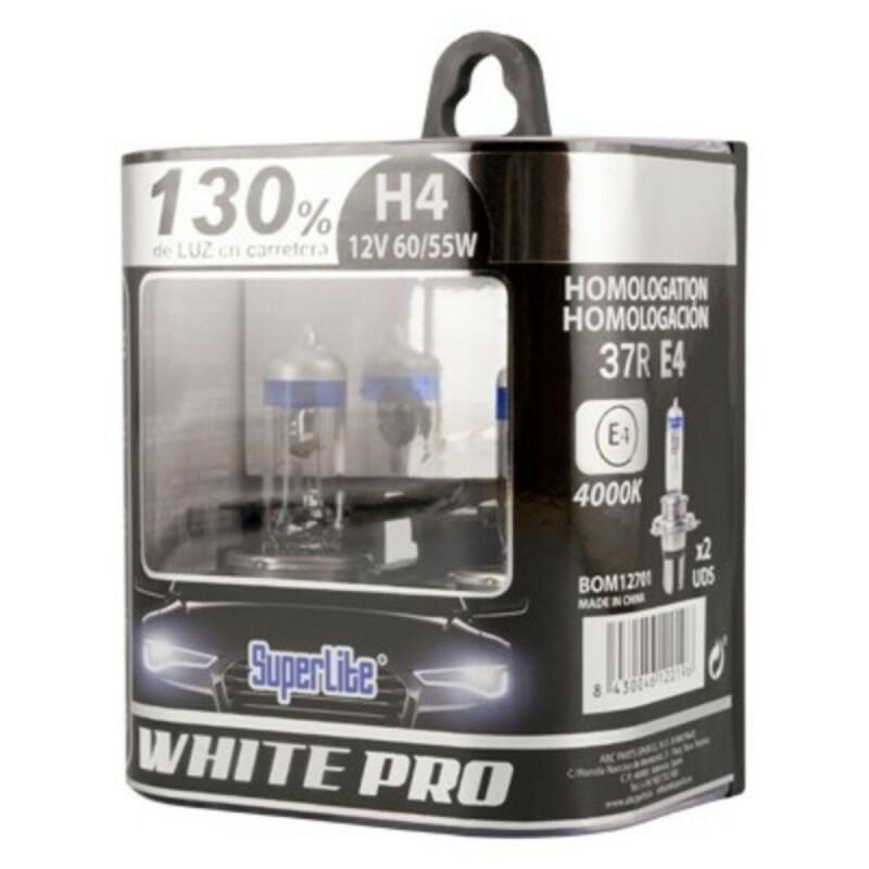 Superlite-Car Bulb Superlite White Pro H4 12V 55/60W 4000K 37R/E4