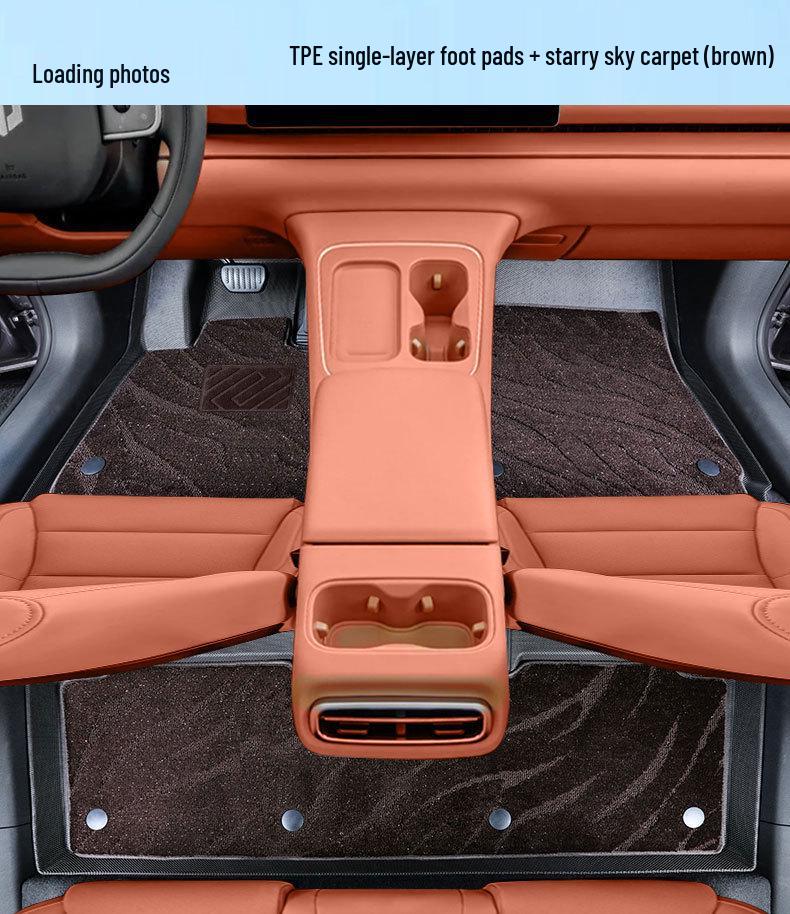 Leapmotor C10 Maßgefertigte Fußmatten, 25 Modelle, Vollständig umschlossen, Original-Autofarbe, Doppellagiges TPE.