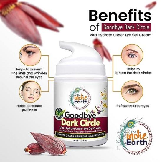 The Indie Earth Goodbye Dark Circle Vita Hydrate Under Eye Gel Cream 50ml