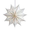Durable Paper 3D Snowflake Ornament Waterproof Wrinkles Resistant for Christmas Tree Ceiling Window Decoration