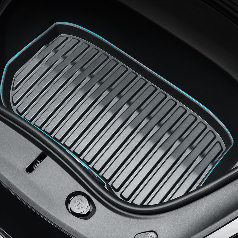 Protective Cover TPE Trunk Anti-slip Pad Car Front Rear Trunk Mats for Tesla Model YL/Y Juniper Model 3 Highland Car Accessories