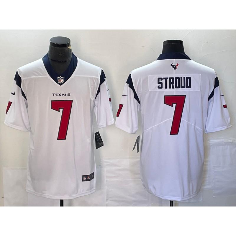 Houston Texans NFL Football Jersey Mens Sportswear Performance Tee Fall Winter Breathable Fan Apparel