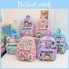 Adorable 2024 New Cartoon Kids Backpack Large Capacity Stylish School Bag In Pastel Colors