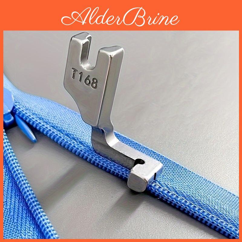 Sewing 1pc Machine T168 Presser Foot Single Side Zipper Foot Invisible Zipper Accessory Suitable For Most Machines