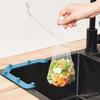 Hanging Kitchen Triangle Drainage Rack High Efficiency Prevent Sewer Blockage Sink Strainer Drain Durable Self-adhesive